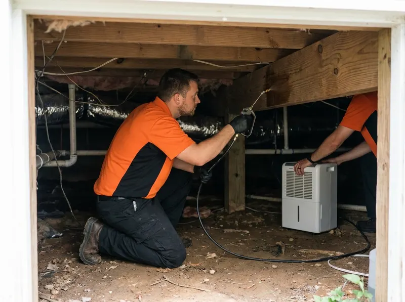 Crawlspace Moisture and Carpenter Ant Mitigation in Nashville, TN
